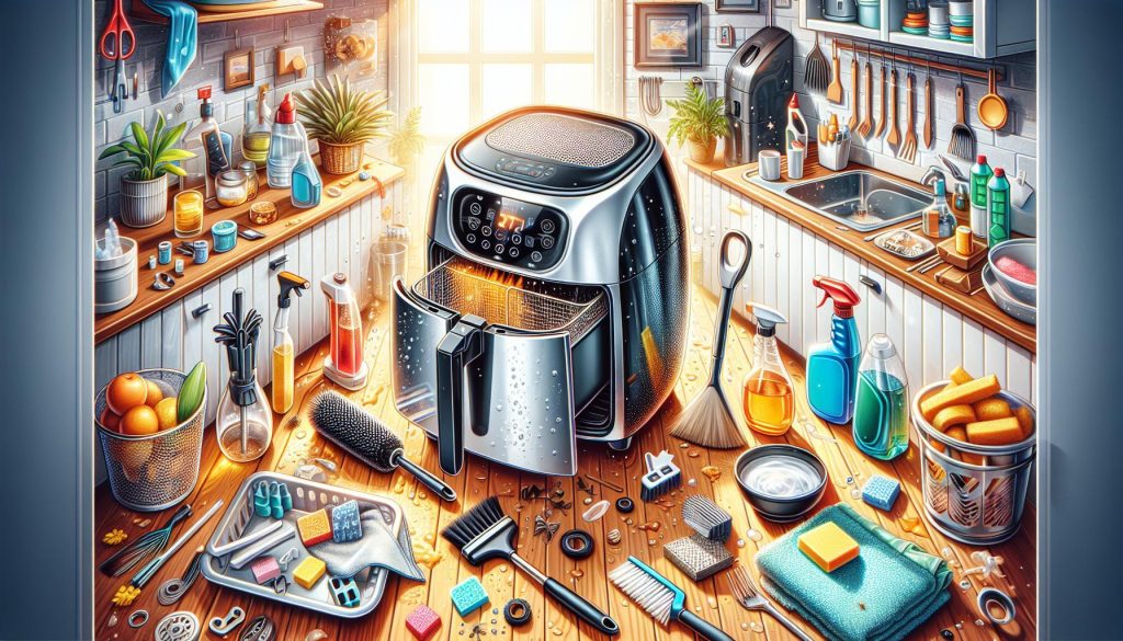Cómo limpiar la freidora de aire por completo