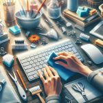 Cómo limpiar el teclado del ordenador: Guía práctica para una limpieza efectiva y rápida