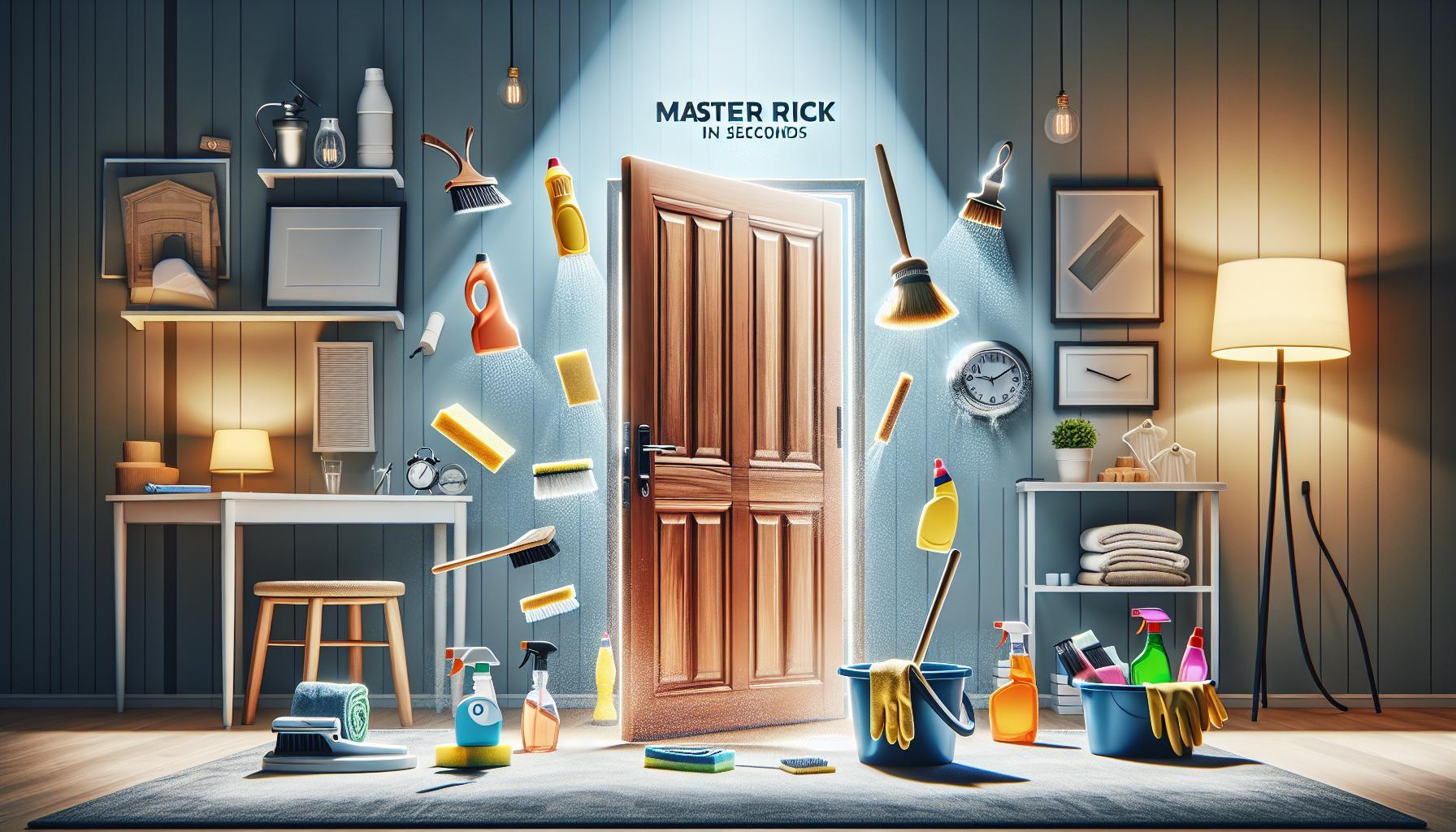 ¡Truco Maestro! Cómo limpiar puertas de madera en segundos