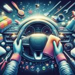 Cómo limpiar el volante del coche para evitar desgaste prematuro