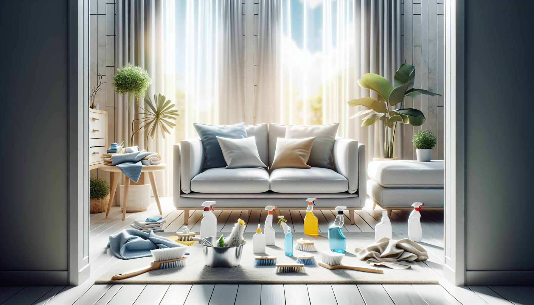 Cómo limpiar sofá de tela y renovarlo