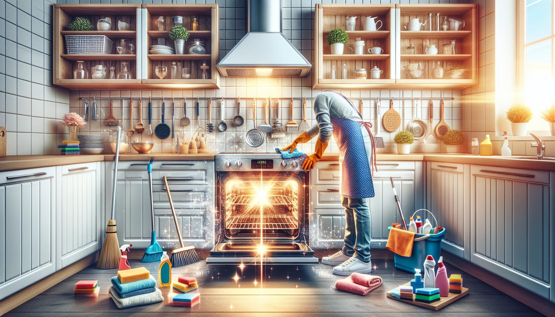 Cómo limpiar horno muy sucio con resultados brillantes