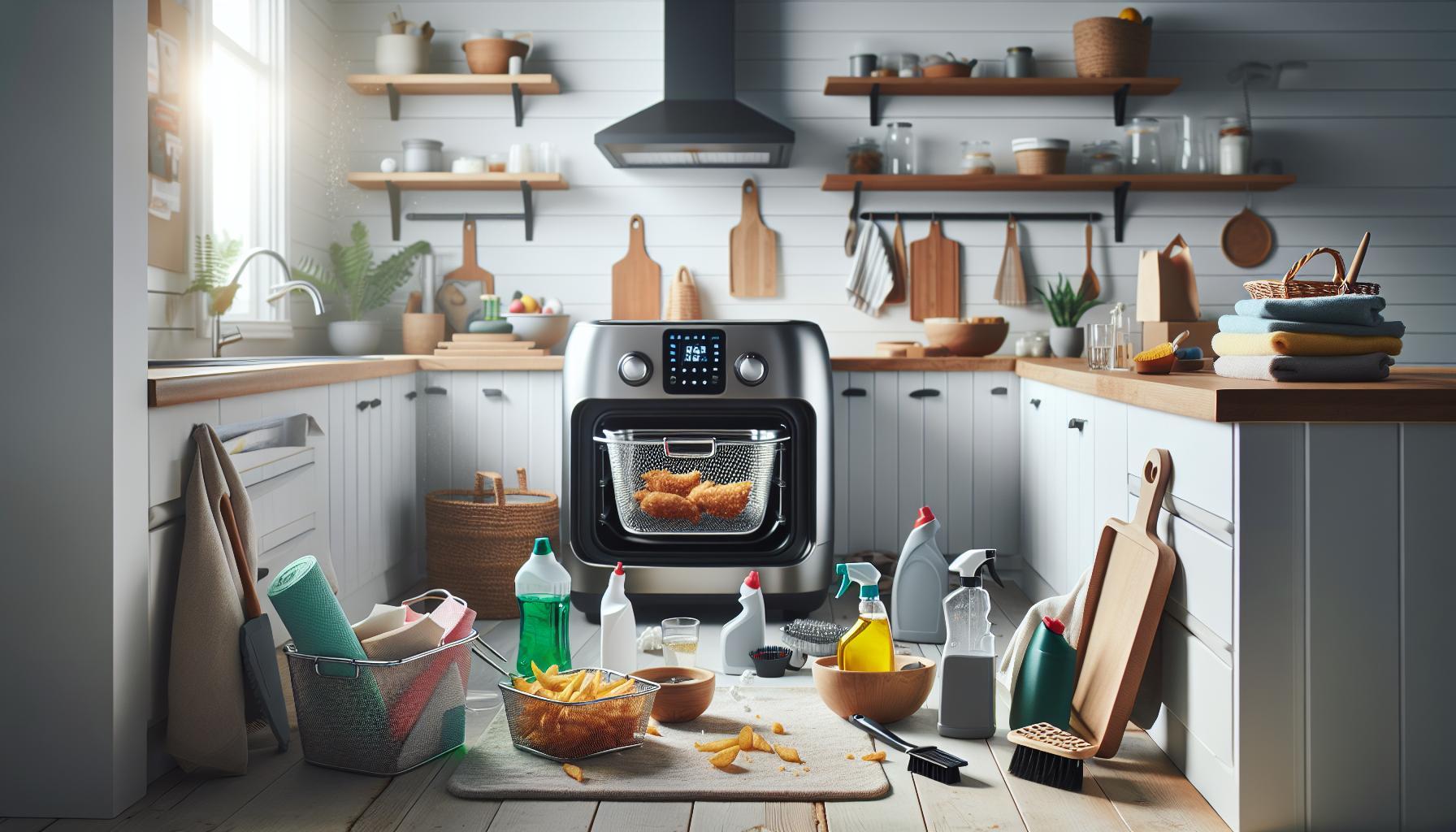 Como limpiar air fryer: Elimina grasa sin dañar tu freidora