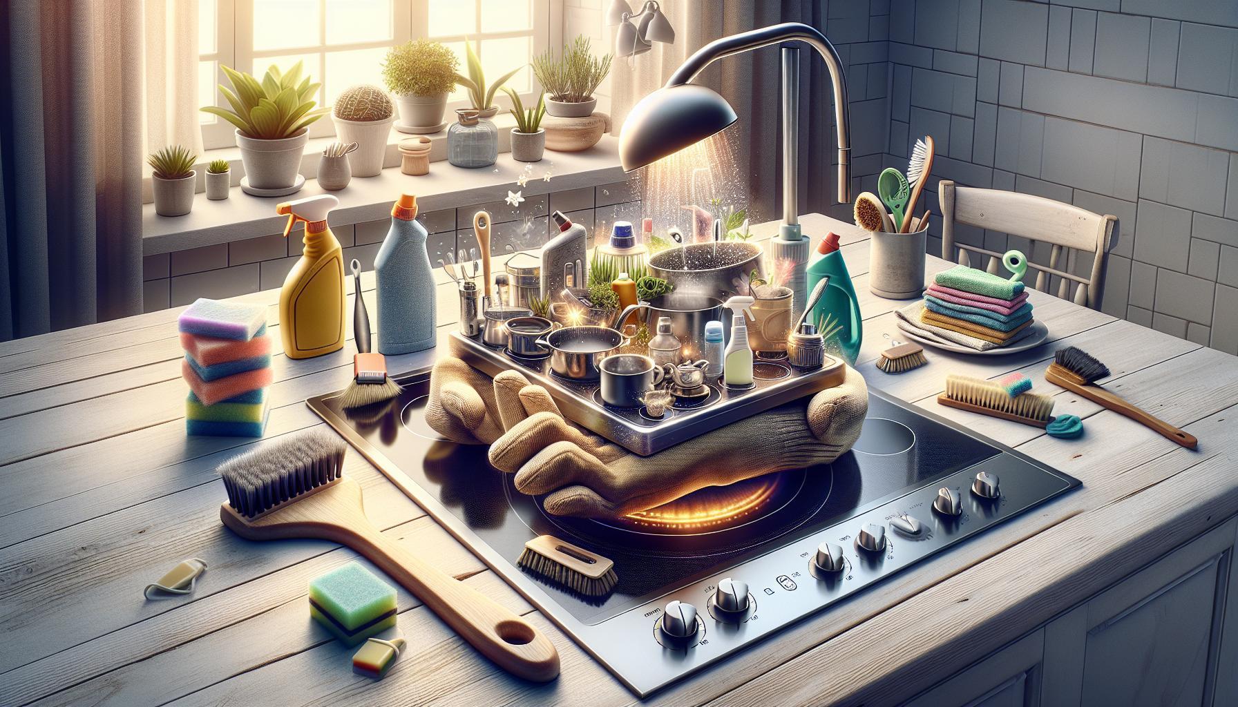 Cómo dejar la vitrocerámica impecable al instante