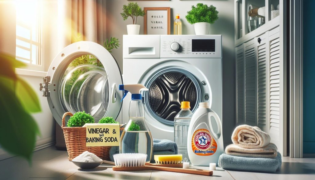 🌈 Cómo limpiar la lavadora por dentro con vinagre y bicarbonato: Solución Natural y Eficaz