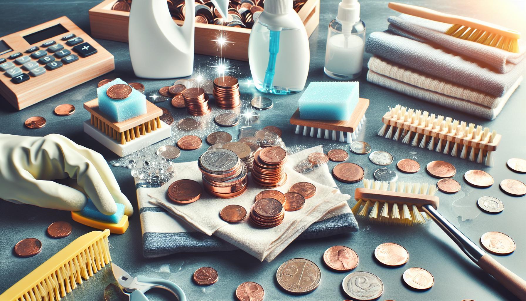 Aprende a limpiar monedas de cobre como un experto