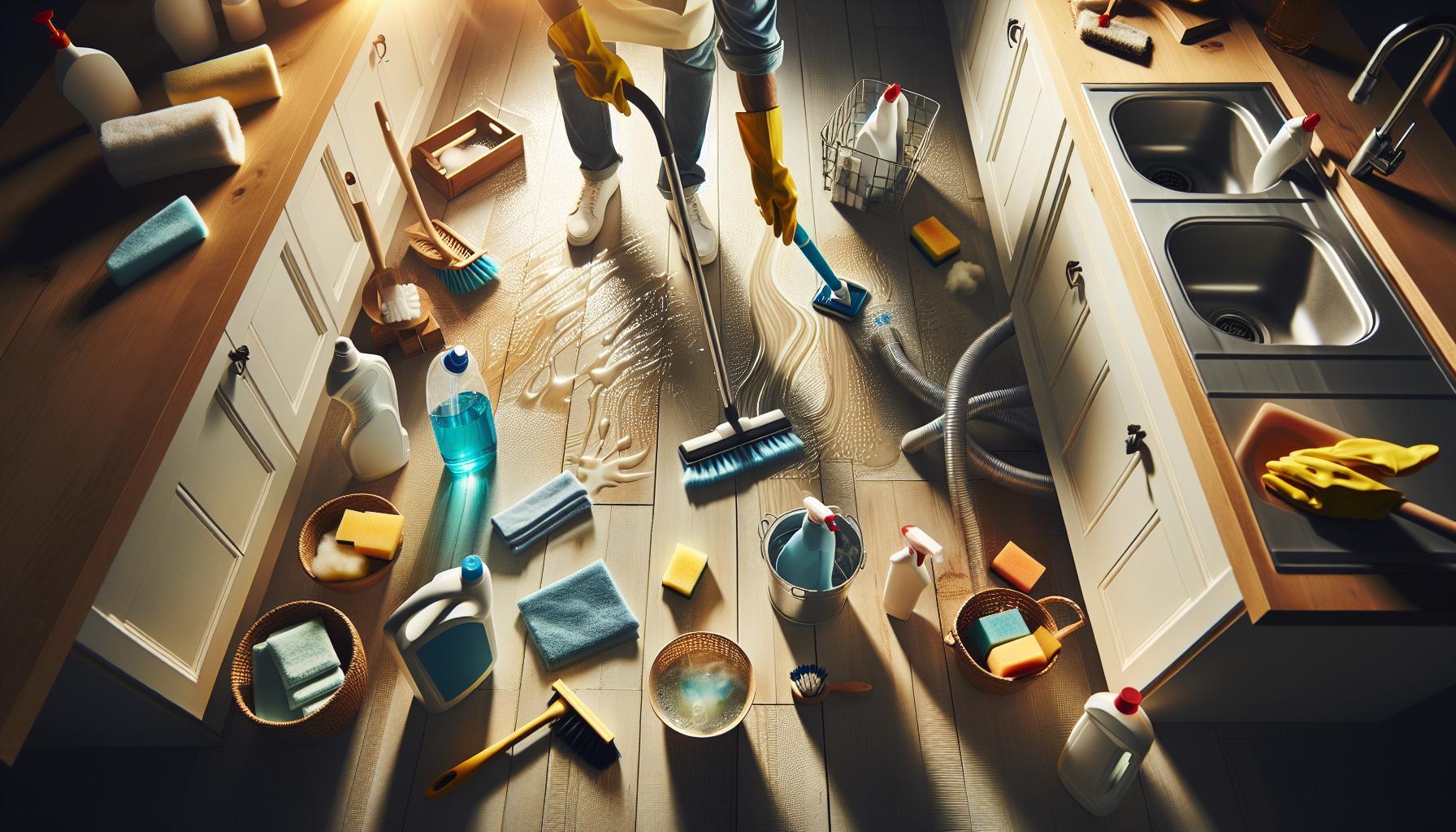 Cómo quitar aceite del suelo fácilmente y sin residuos grasos