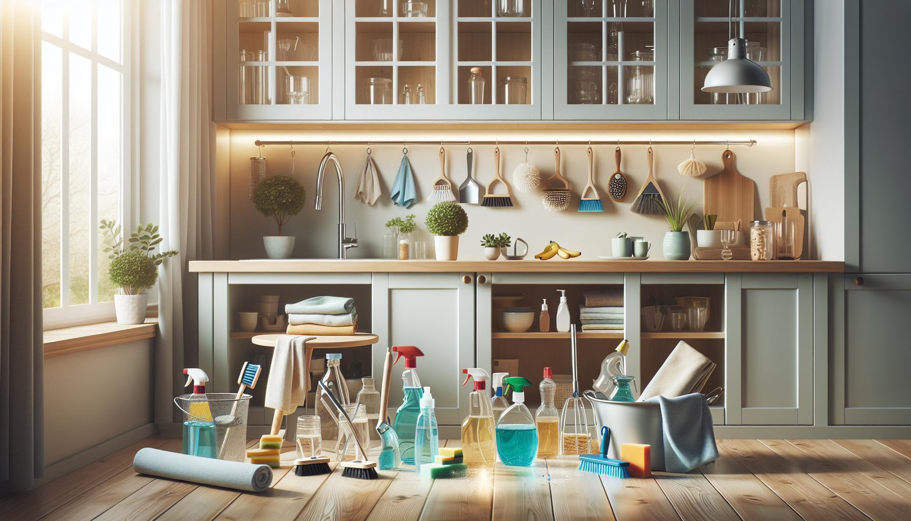 Como limpiar armarios de cocina: Organiza y desinfecta al mismo tiempo