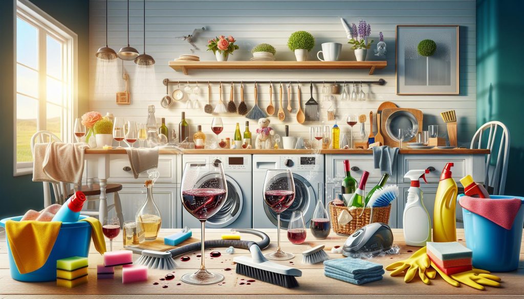 🍷 Cómo limpiar manchas de vino: Método Infalible para Eliminar Residuos al Instante