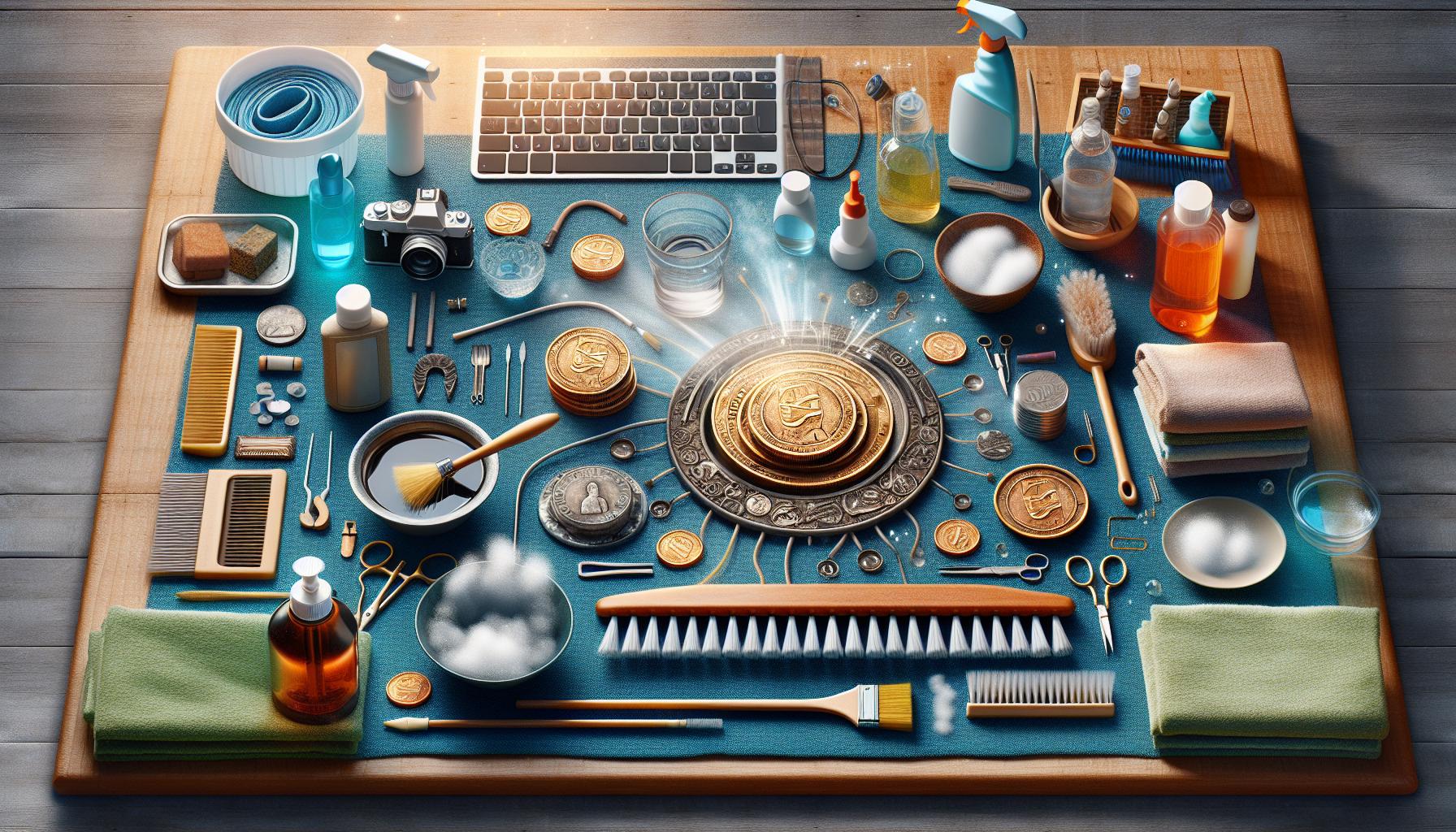 Importancia de la limpieza adecuada de las monedas antiguas