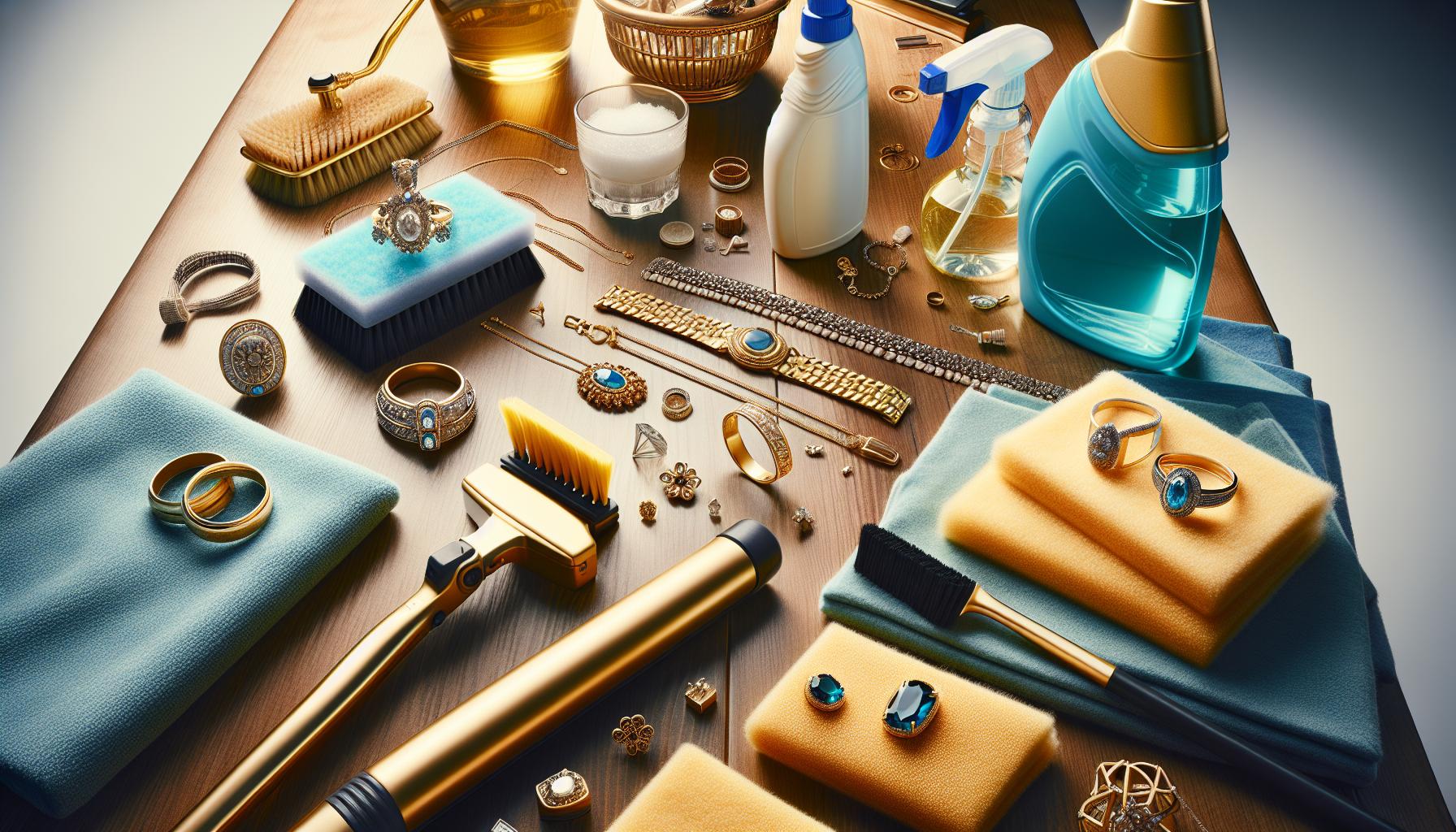 Importancia de la limpieza adecuada en joyería de oro con piedras preciosas