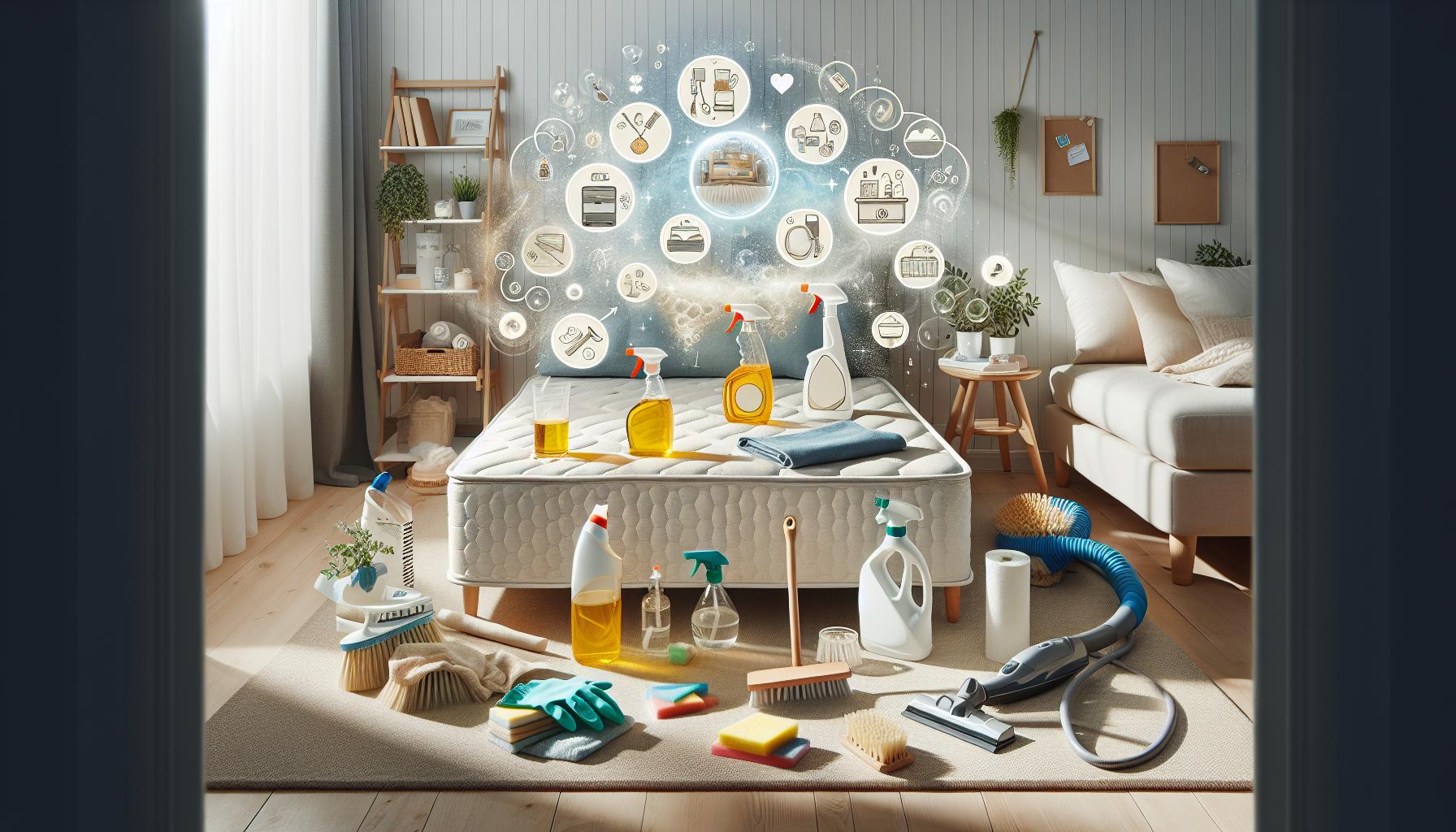 Beneficios de usar productos naturales en la limpieza de colchones