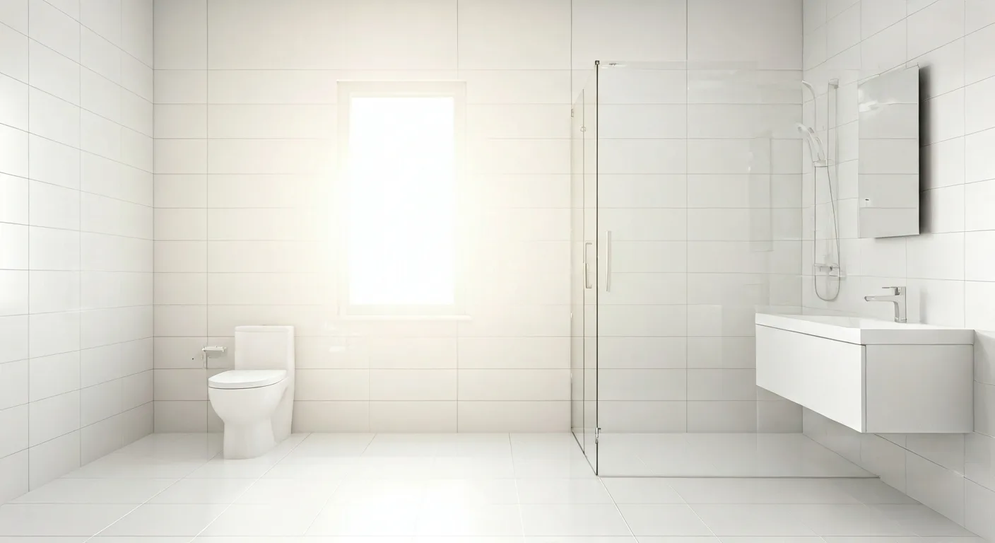 Cómo Limpiar el Baño a Fondo: Guía, Trucos y Productos 4 Baño moderno y limpio brillante iluminado por luz natural